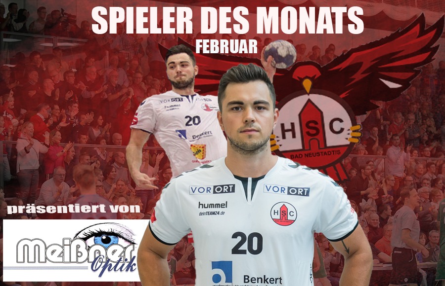 Max Drude wird Spieler des Monats Februar