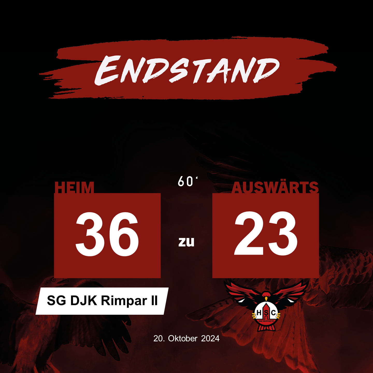 Auswärtsspiel gegen SG DJK Rimpar II deutlich verloren