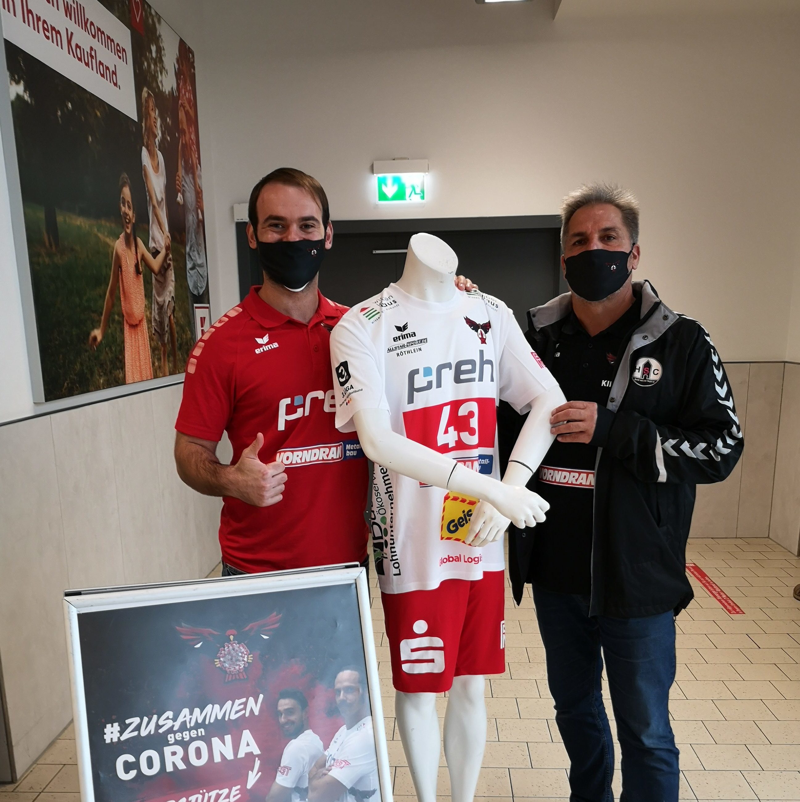 Zusammen gegen Corona – Euer Name auf dem Trikot!