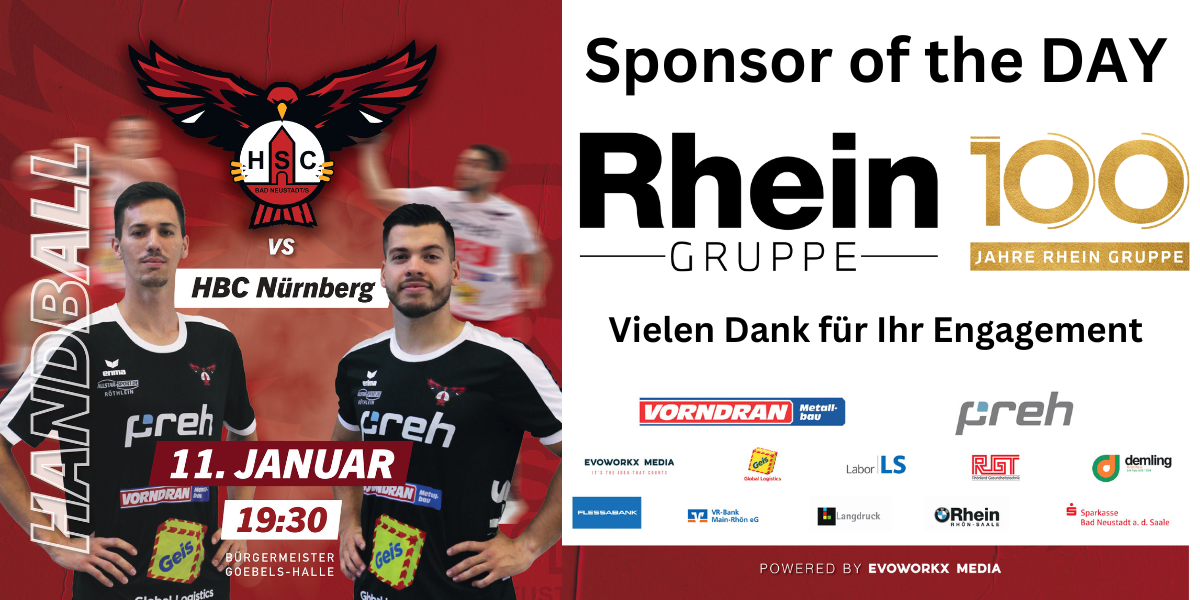 Heimspiel HSC vs HBC Nürnberg